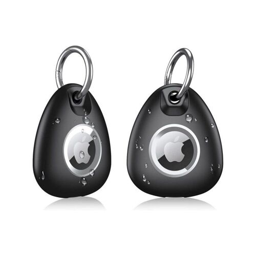 Lot De 2 Étuis De Protection Pour Apple Airtag Avec Porte-Clés, Antichoc Et Lavable, Support Anti-Perte