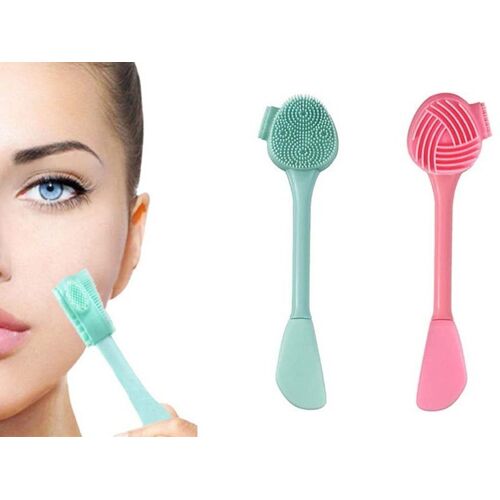 Brosses Nettoyantes Pour Le Visage En Silicone Et Spatules À Crème Pour La Routine De Soins De La Peau