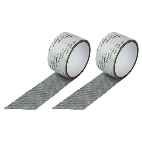 2 Rouleaux De Ruban Adhésif Gris De 2 M Pour Réparation Rapide De Moustiquaires