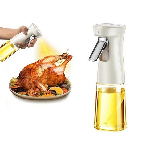Pulvérisateur D'huile En Verre De 240 Ml Pour Huile D'olive, Huile De Canola Et Huile De Cuisson - Réutilisable Et Facile À Nettoyer