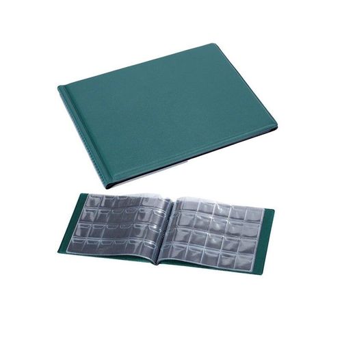 Album De Rangement Pour Pièces De Monnaie 240 Pochettes, Vert