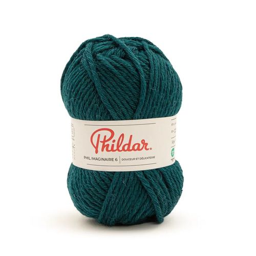 Phil Imaginaire¿6 ¿ Phildar ¿ Laine Épaisse Cocooning. Color : Paon