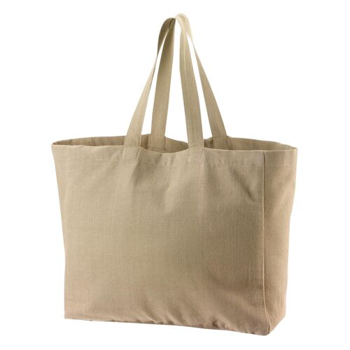 Sac shopping recyclé Grace camel 35 x 40 x 15 cm Winkler