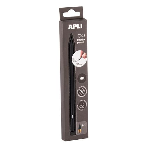 Apli Crayon Infinite Avec Corps En Métal Noir