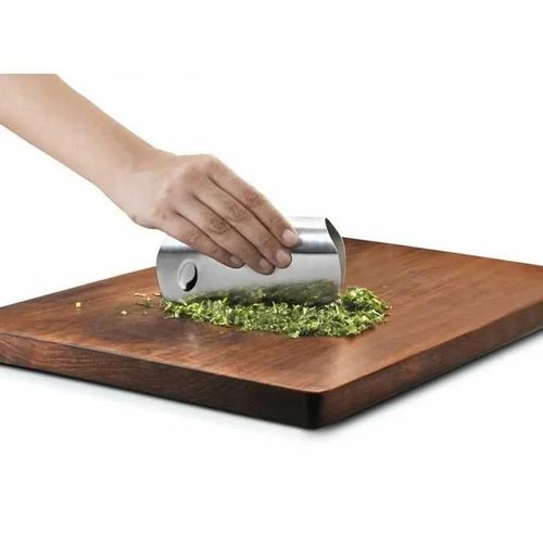 I Genietti Mezzaluna Per Erbe Aromatiche Acciaio Inox