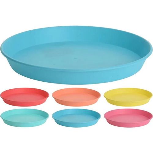 6 Piatti Colorati Da Picnic 22x3cm