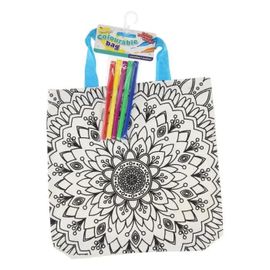 Free and Easy Colorie ton propre sac "Flower" 6 pièces