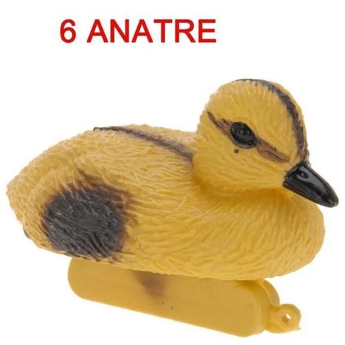 6 ANATRE GALLEGGIANTI 12X6X7CM DECORO LAGHETTO GIARDINO