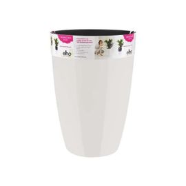 Vaso Brussels Diamond Round High Allin1 40cm White Elho