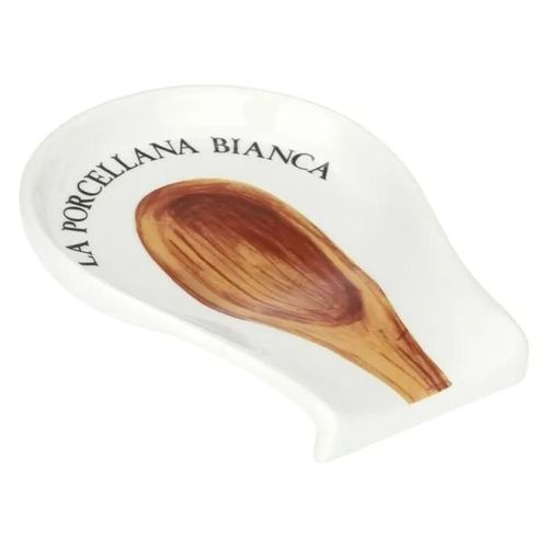Repose-Cuillère - La Porcellana Bianca - Conserva - Porcelaine - 17 Cm X 14 Cm - Élégant Et Pratique