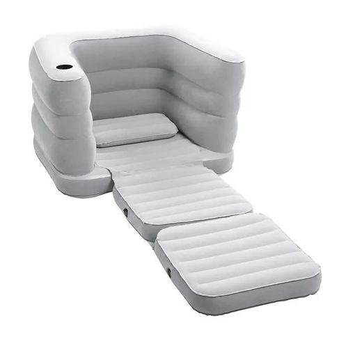 Bestway Fauteuil Gonflable Floqué Multi Max Ii + Coussin