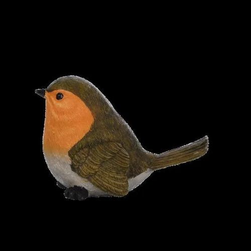 Figurine décorative - Rouge-gorge L - H 12,6 cm - Modèle aléatoire