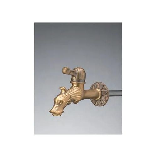 Rubinetto In Ottone A Draghetto 16cm Bel-Fer Fontane Giardino