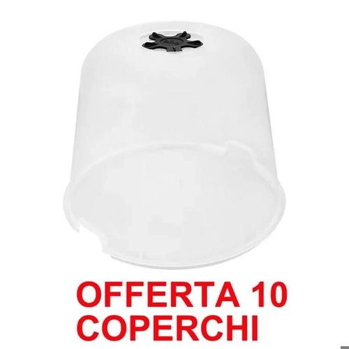 Elho Offerta 10 Coperchio Serra Campana Basics Grow House Rotondo 17cm Trasparente