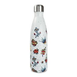 Wd Lifestyle Bottiglia Termica 500ml Decorazione Tatuaggi