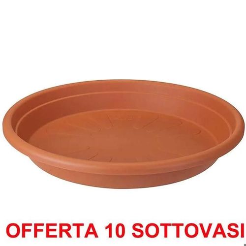 Elho Offerta 10 Sottovaso Universal Saucer Round 35cm Terra