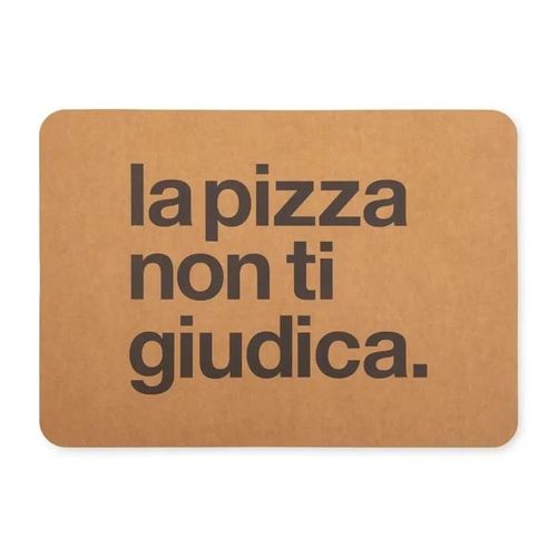 Tovaglietta Americana Avana La Pizza Non Ti Giudica 32x45cm Pranzo Cena Colazione