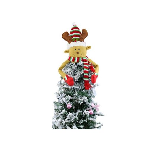 Décoration de sapin de Noël en forme d'élan pour les fêtes de fin d'année