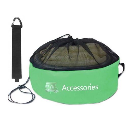 Sac De Rangement Pour Tuyau De Camping-Car Avec Sangle ¿ Vert, Pvc 600d, 45,7 X 25,4 Cm, Résistant À L'eau, Pour Camping-Cars Et Plus
