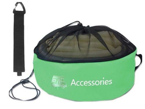 Sac De Rangement Pour Tuyau De Camping-Car Avec Sangle ¿ Vert, Pvc 600d, 45,7 X 25,4 Cm, Résistant À L'eau, Pour Camping-Cars Et Plus
