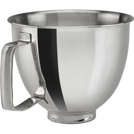 Kitchen-Aid Bol Pour Batteurs Sur Socle Kitchen-Aid Bol Mélangeur En Acier Inoxydable Avec Poignée, Accessoire De Cuisson Fouet, Crochet Pétrisseur[Z845]