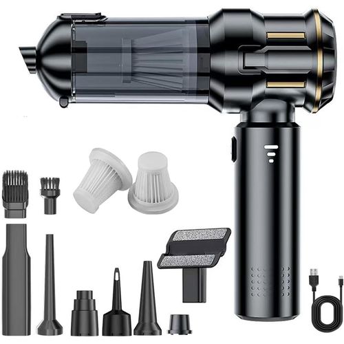 Kalanka-Aspirateur À Main Sans Fil 4 En 1, 22 000 Pa, 3 Vitesses, 210 000 Tr/Min, Souffleur De Poussière Électrique À Air Comprimé Pour Voiture, Cuisine, Canapé