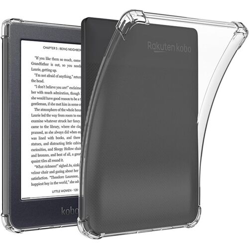 Coque Transparente pour Kobo Nia 6 Coins renforcés Housse 6 pour Kobo Nia 6 eReader Nia 6 ÉTUI