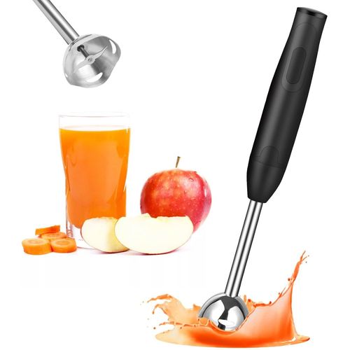 Mixeur Plongeant,Mixer Plongeur 400W,Pour Les Aliments Pour Bébés,Les Smoothies,Les Sauces Et Les Soupes (Noir)