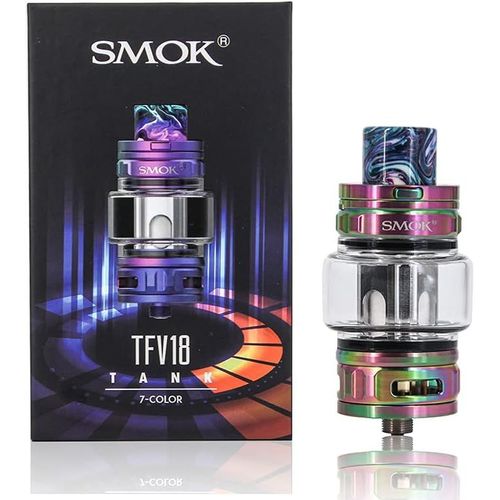 KALANKA-SMOK TFV18 Tank 7.5ML atomiseur de cigarette électronique adapté TFV18 maille double maille RBA bobine vaporisateur pour Morph 2 MOD - Sans nicotine