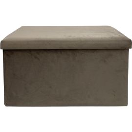Anw-Coffre De Rangement 71 X 40 X 40 Cm Marron Glacé