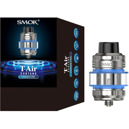 KALANKA-SMOK T-Air Subtank Réservoir Vape 5ml Remplissage Haut Double Fente Airflow Nid d'Abeille 510 Filetage Bobine TA 0.2ohm TA 0.15ohm Anti-Fuite Atomiseur Acier Inoxydable Sans Nicotine