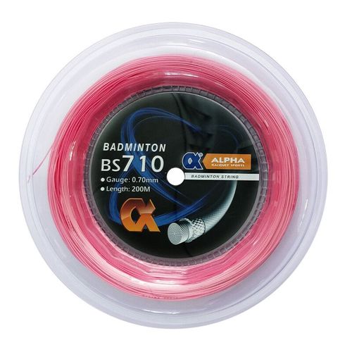 Alpha-Filet De Ficelle De Badminton,200m,0.70mm,Pour L'entraînement,Machine De 28 Livres,Accessoires De Ligne -Rose