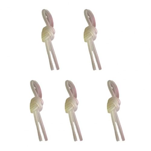 Amortisseur De Vibration Élastique Flexible Pour Raquette De Tennis,Chaîne De Document Vibrante,Silicone,5 Pièces -Blanc