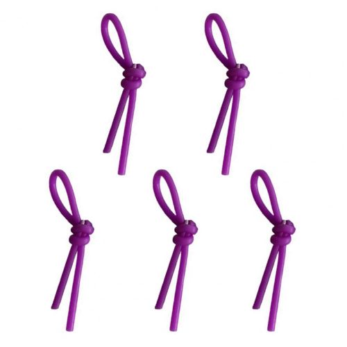 Amortisseur De Vibration Élastique Flexible Pour Raquette De Tennis,Chaîne De Document Vibrante,Silicone,5 Pièces -Violet