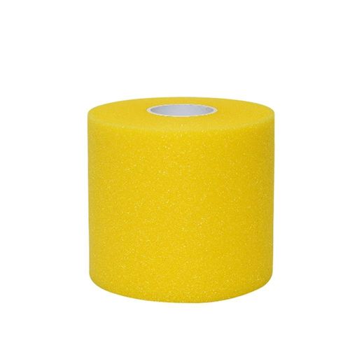 Coudières À Membrane En Mousse Pu Pour Raquette De Badminton,Bande De Surgrip Absorbant La Transpiration,Bandage Élastique Anti-Brûlure,Poignées,Fournitures De Sport -Jaune-6cmx20m
