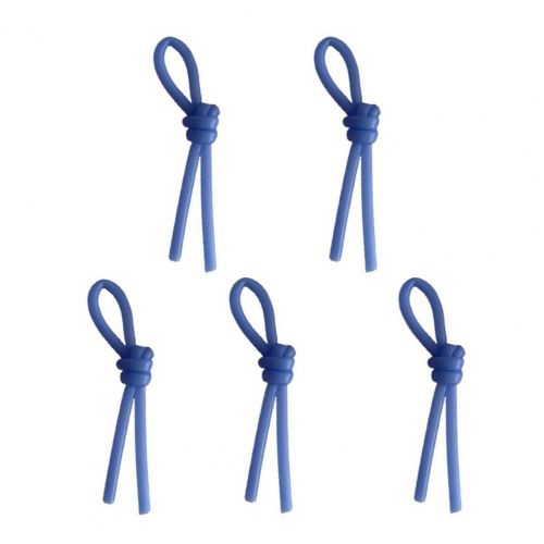 Amortisseur De Vibration Élastique Flexible Pour Raquette De Tennis,Chaîne De Document Vibrante,Silicone,5 Pièces -Bleu