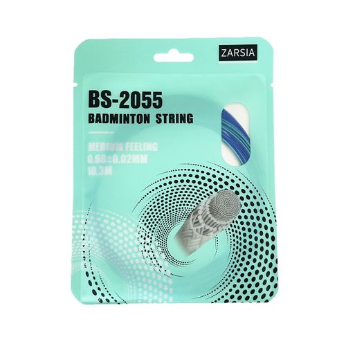 Tobagpa-2055 Corde De Badminton D'entraînement,Ficelle Durable De Raquette De Badminton,0.70mm 10m 5 Pcs/Lot -Bleu Dark Bleu