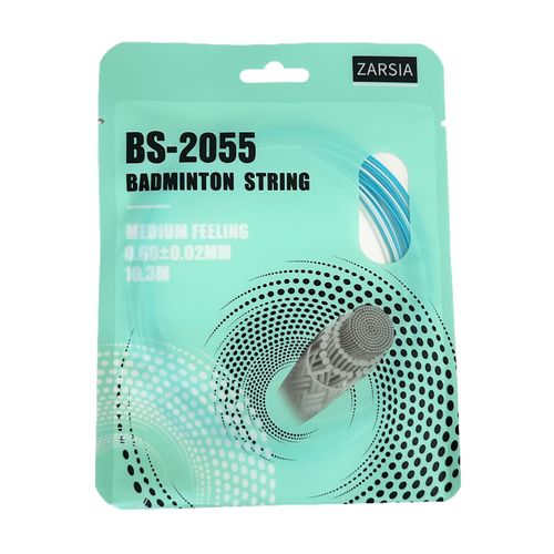 Tobagpa-2055 Corde De Badminton D'entraînement,Ficelle Durable De Raquette De Badminton,0.70mm 10m 5 Pcs/Lot -Blanc Sky Bleu