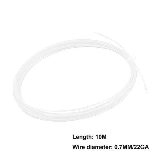 Cordes De Raquette De Badminton Bg65,0.7mm X 10m,1 Pièce -Blanc