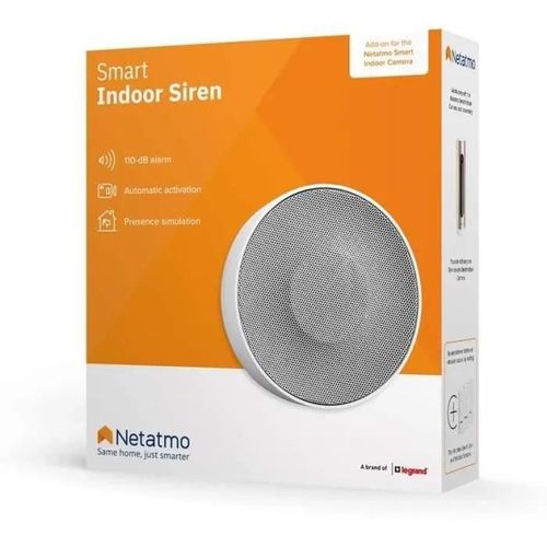Netatmo Sirène intérieure Intelligente, sans Fil 110 DB Réf NIS01-EU