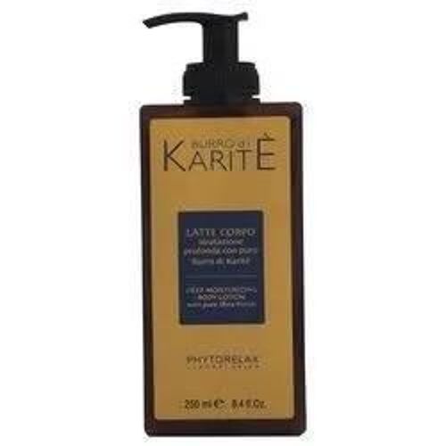 Lait Pour Le Corps - Phytorelax - Idratation Profonde - Beurre De Karité - 250 Ml - Sans Parabène 