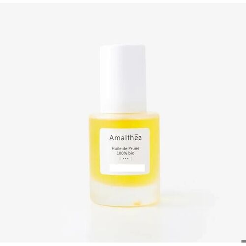 Huile Capillaire - Amalthéa - Huile De Prune - 15 Ml - 100% Bio - Cheveux Très Secs Bouclés Afros 