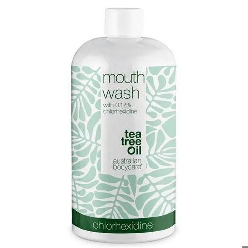 Australian Bodycare Bain De Bouche À La Chlorhexidine 0,12 % Huile D'arbre À Thé 500 Ml 