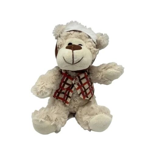 Jouet Doudou - 3pagen - Agneau Doux - 19 Cm - Chemise À Carreaux - Mixte