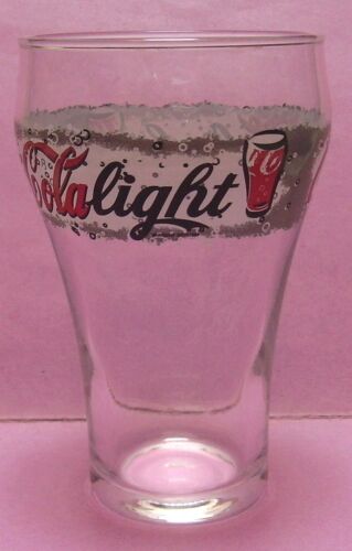 Verre " Buvez , Coca Cola Light " - Tulipe Ballon 33 Cl Env.