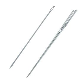 Westmark - 126722e6 - 1 Aiguille A Brider + 1 Aiguille A Larder, Longueur : 18 Cm/19 Cm, Acier Inoxydable, Argente,