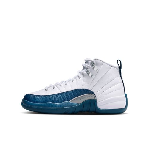Chaussure Air Jordan 12 Retro French Blue Pour Ado Blanc