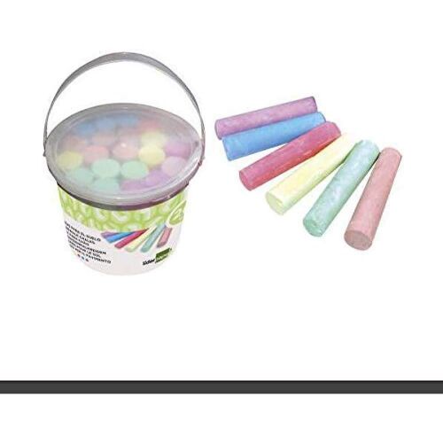 Liderpapel Craie Trottoir Activités Créatives Scolaires Coloris Assortis Boîte 20 Unités