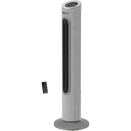 Eole Infinite Ventilateur colonne, 3 vitesses, Large diffusion de l'air, Timer jusqu'à 8 h, Mode éco, Oscillation 180°, Télécommande avec rangement intégré VU6670F0