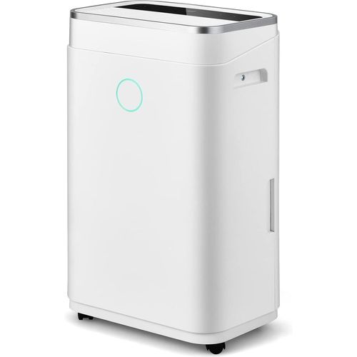 Déshumidificateur 50L/Jour pour Pièces jusqu¿à 60¿ avec 4 Modes, 2 Vitesses De Ventilateur, Écran Tactile/Contrôle Wifi, Minuterie 24H, Protection Contre Débordement